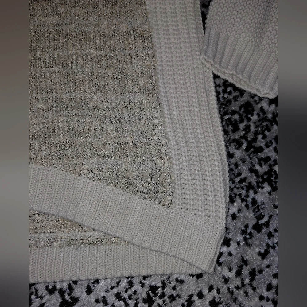 The Limited Oatmeal Heather Knit Sweater Large L Vanilla Girl Minimalist Cozy
